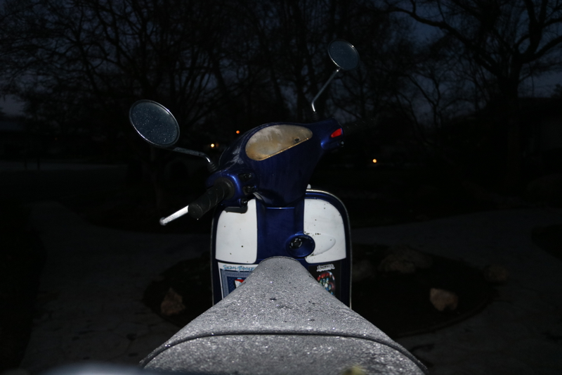 Illustration for article titled Frozen Vespa